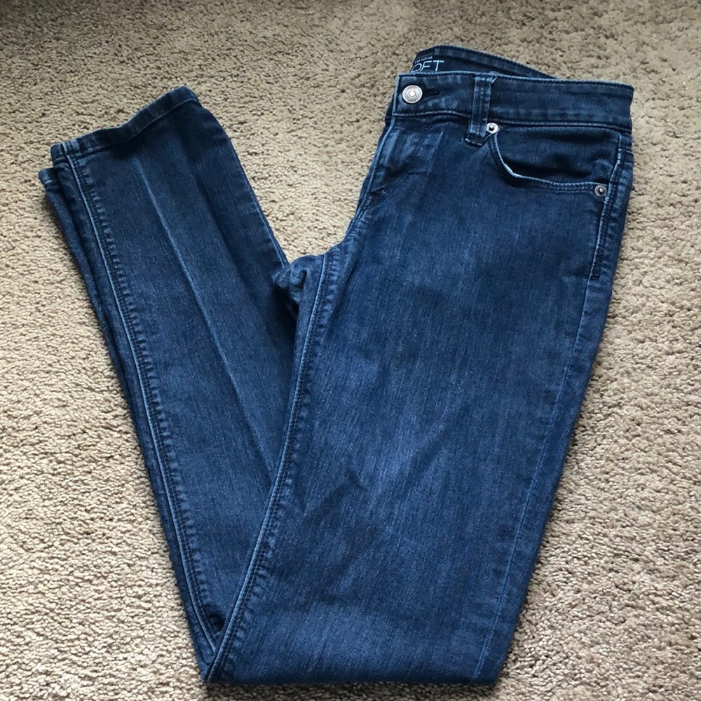 Ann‎ Taylor Loft Jeans Women's Size 2 Denim Blue Modern Skinny